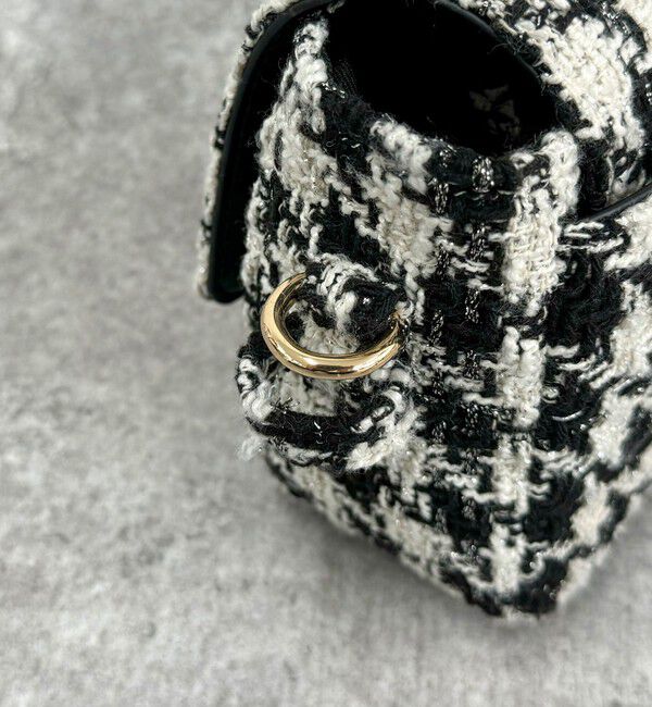 fredy emue「ツィードフラップバッグ」|ショルダー・メッセンジャー|