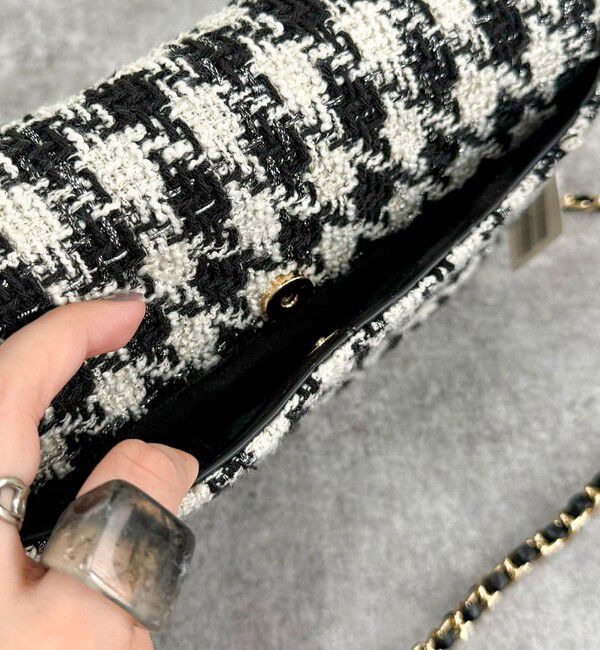 fredy emue「ツィードフラップバッグ」|ショルダー・メッセンジャー|