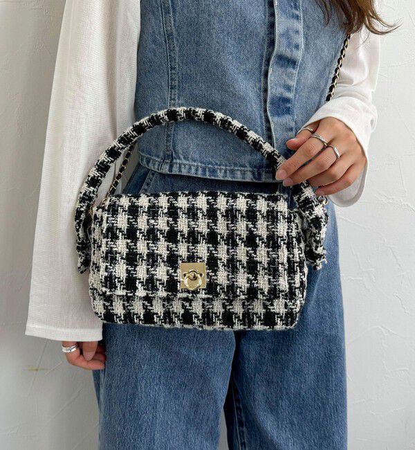 fredy emue「ツィードフラップバッグ」|ショルダー・メッセンジャー|