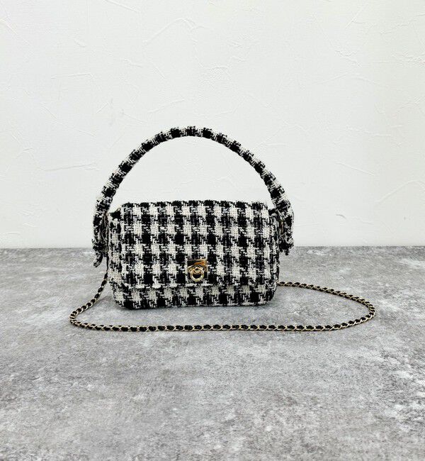 fredy emue「ツィードフラップバッグ」|ショルダー・メッセンジャー|