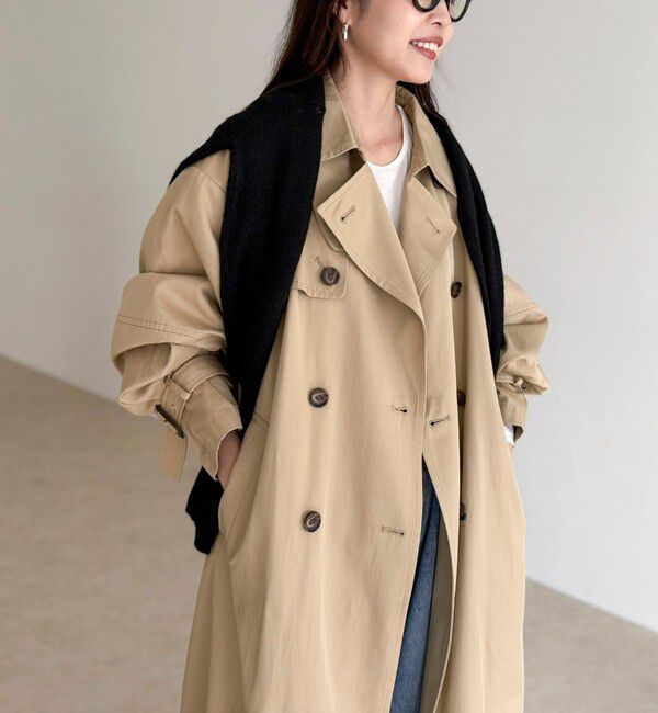 fredy emue「【発売のたびに即完売する大人気アイテム】袖ボリュームトレンチコート」|トレンチコート|