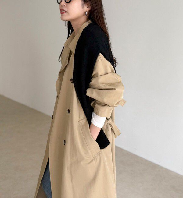 fredy emue「【発売のたびに即完売する大人気アイテム】袖ボリュームトレンチコート」|トレンチコート|