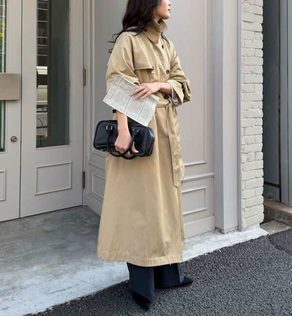 fredy emue「【発売のたびに即完売する大人気アイテム】袖ボリュームトレンチコート」|トレンチコート|