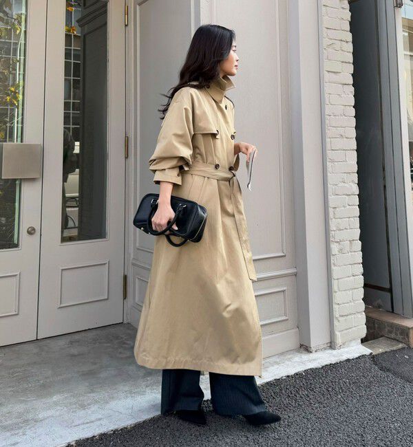fredy emue「【発売のたびに即完売する大人気アイテム】袖ボリュームトレンチコート」|トレンチコート|