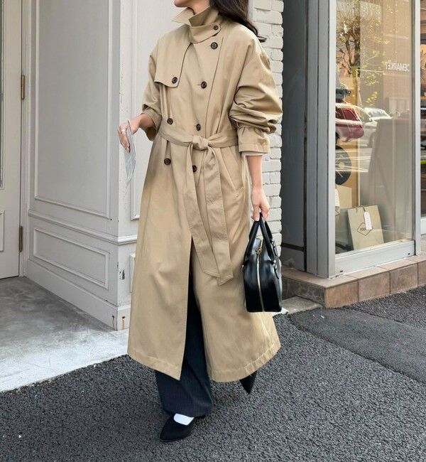fredy emue「【発売のたびに即完売する大人気アイテム】袖ボリュームトレンチコート」|トレンチコート|