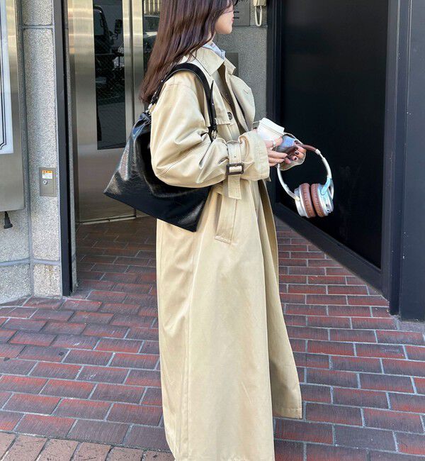 fredy emue「【発売のたびに即完売する大人気アイテム】袖ボリュームトレンチコート」|トレンチコート|
