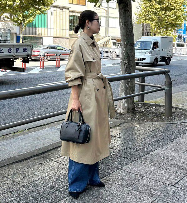 fredy emue「【発売のたびに即完売する大人気アイテム】袖ボリュームトレンチコート」|トレンチコート|