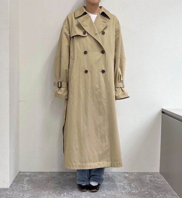 fredy emue「【発売のたびに即完売する大人気アイテム】袖ボリュームトレンチコート」|トレンチコート|