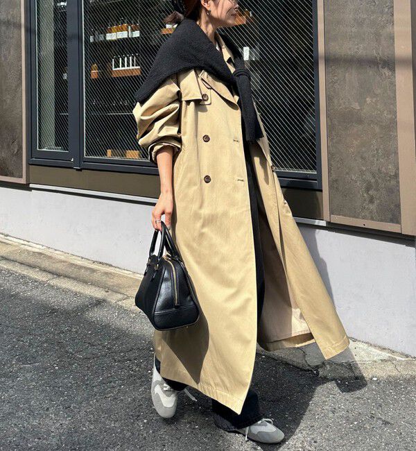 fredy emue「【発売のたびに即完売する大人気アイテム】袖ボリュームトレンチコート」|トレンチコート|
