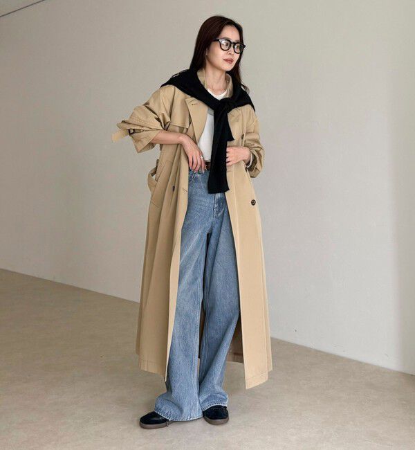 fredy emue「【発売のたびに即完売する大人気アイテム】袖ボリュームトレンチコート」|トレンチコート|