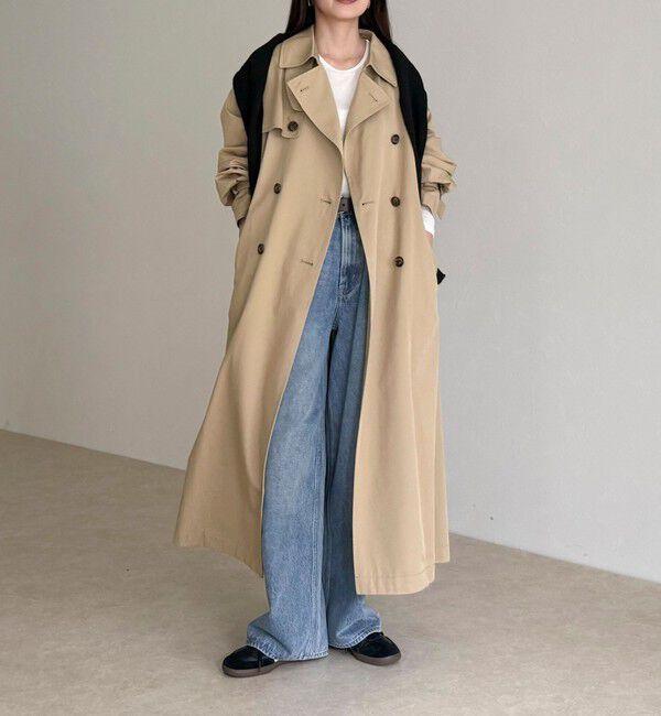 fredy emue「【発売のたびに即完売する大人気アイテム】袖ボリュームトレンチコート」|トレンチコート|