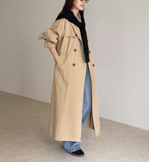 fredy emue「【発売のたびに即完売する大人気アイテム】袖ボリュームトレンチコート」|トレンチコート|