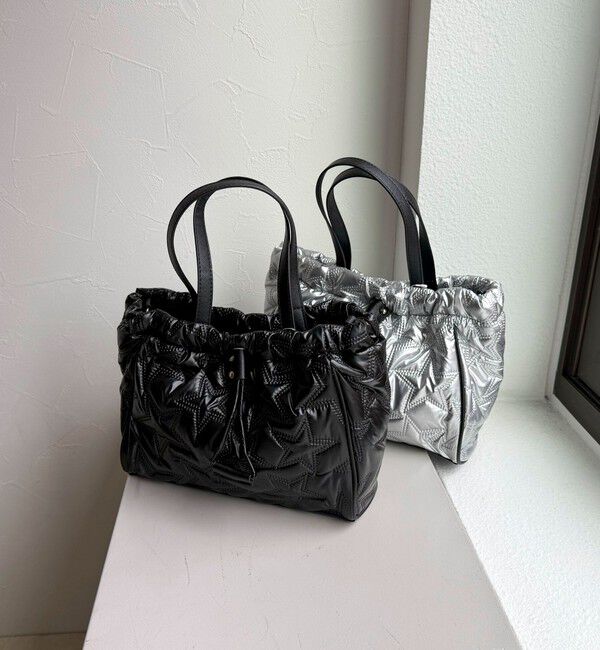 fredy emue「星キルトスクエアトートバッグ」|ショルダー・メッセンジャー|