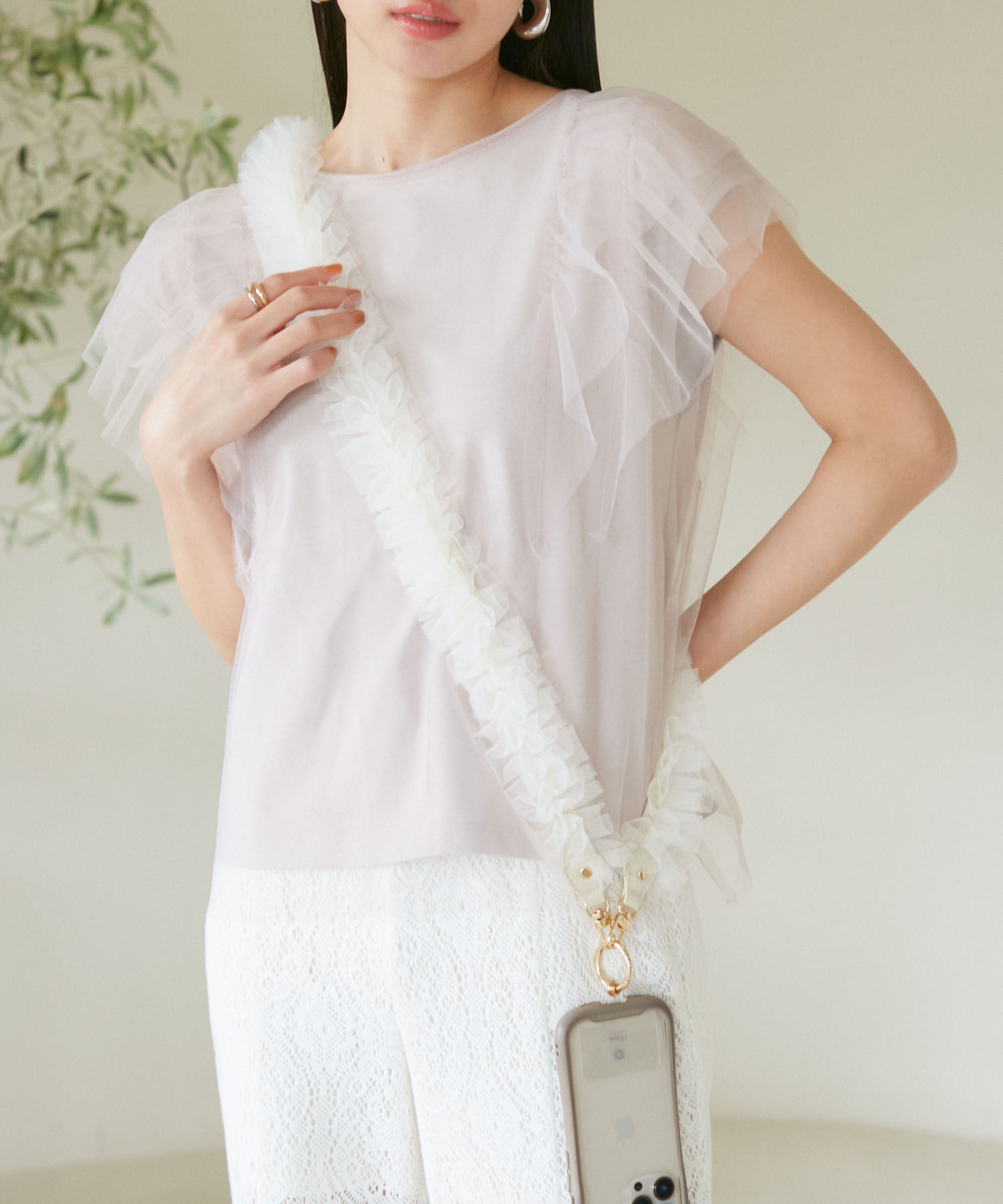 VIS「グラデーションフリルスマホショルダー」|その他|キナリ(16)