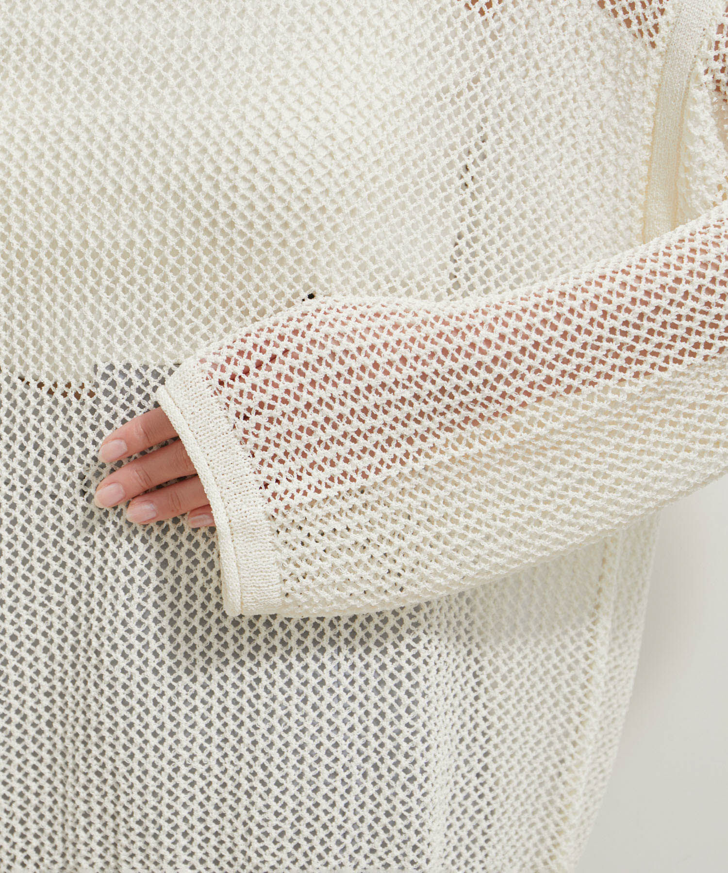 VIS「【洗える】メッシュサマーニット」|ニット・セーター|