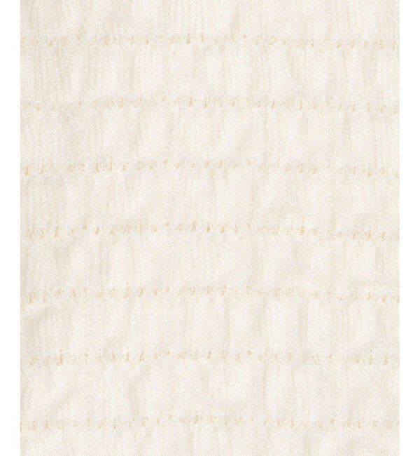 VIS「オーガンジーメタルボタンニットカーディガン」|カーディガン|