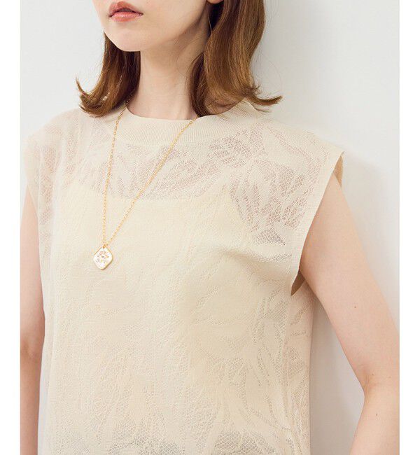 Rope&rsquo;Picnic「レーシーフレンチサマーニット」|ニット・セーター|