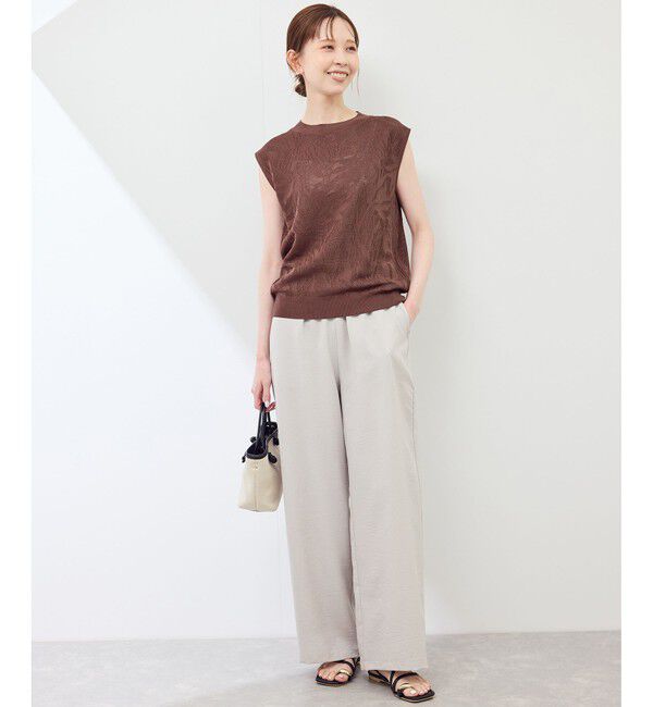 Rope&rsquo;Picnic「レーシーフレンチサマーニット」|ニット・セーター|