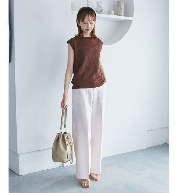 Rope&rsquo;Picnic「レーシーフレンチサマーニット」|ニット・セーター|