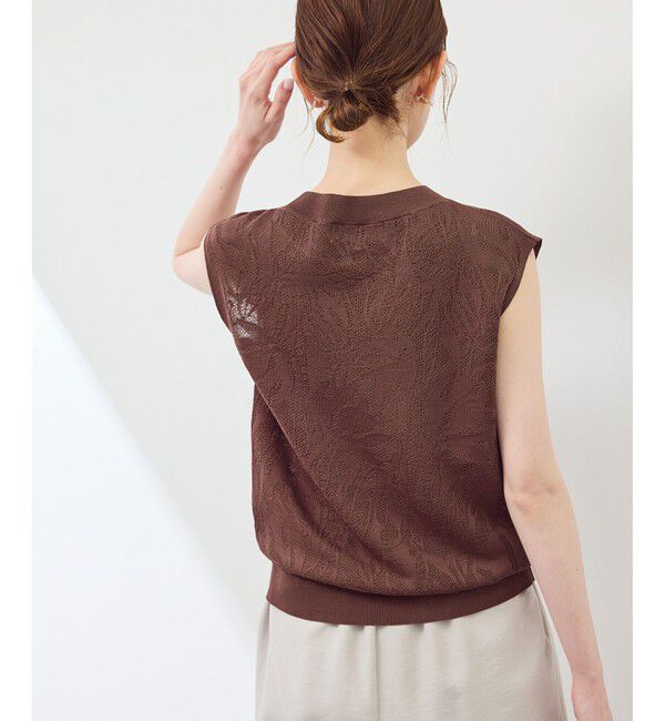 Rope&rsquo;Picnic「レーシーフレンチサマーニット」|ニット・セーター|