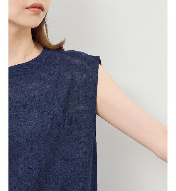 Rope&rsquo;Picnic「レーシーフレンチサマーニット」|ニット・セーター|