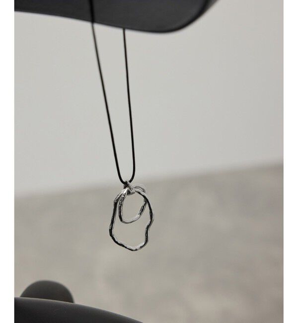 ROPE PICNIC PASSAGE「デザインＷオーバルトップスライドコードネックレス」|ネックレス|