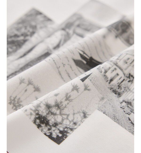 Rope&rsquo;Picnic「汗染み防止アソートロゴロングスリーブTシャツ/UVカット・接触冷感」|Tシャツ・カットソー|