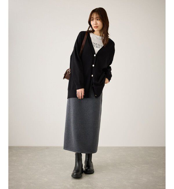 Rope&rsquo;Picnic「汗染み防止アソートロゴロングスリーブTシャツ/UVカット・接触冷感」|Tシャツ・カットソー|