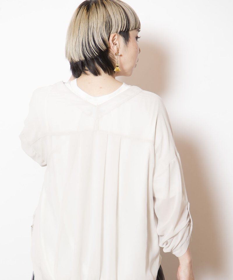  「シフォンギャザーブルゾン」|ブルゾン・スタジャン|