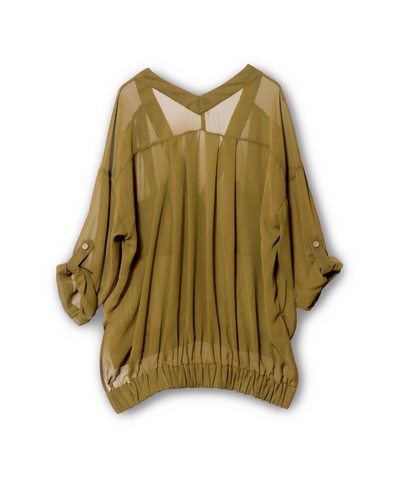  「シフォンギャザーブルゾン」|ブルゾン・スタジャン|