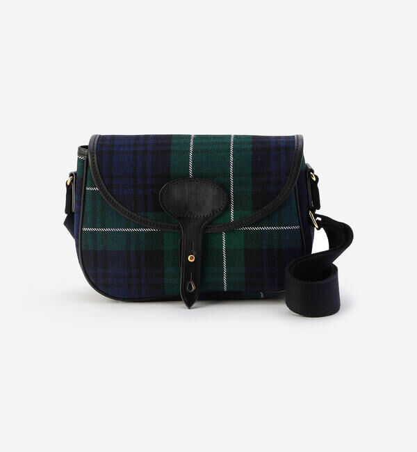 Brady「Brady | COLNE WOOL CHECK」|ショルダー・メッセンジャー|GREEN系1