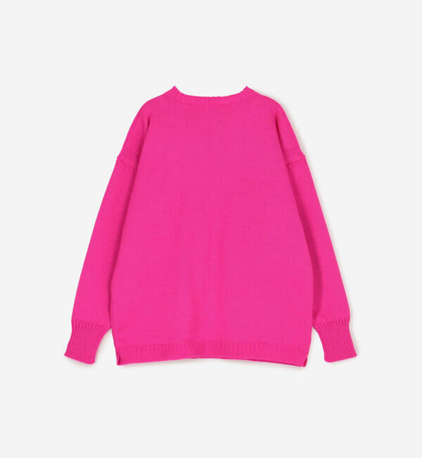  「Le Tricoteur | トラディショナル ウールガンジーセーター NEON UNISEX」|ニット・セーター|