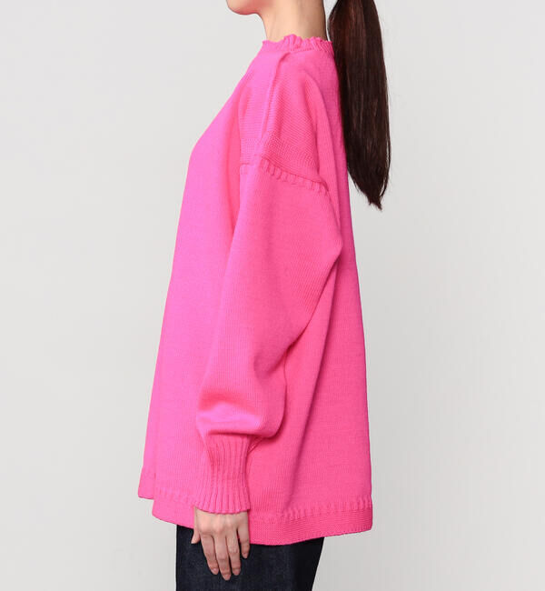  「Le Tricoteur | トラディショナル ウールガンジーセーター NEON UNISEX」|ニット・セーター|