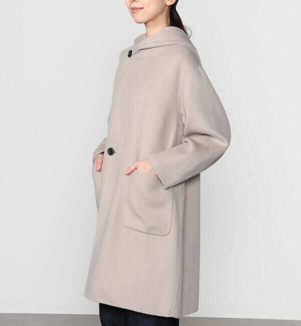 ORCIVAL「ORCIVAL | リバーウール フードコート WOMEN」|ダッフルコート|