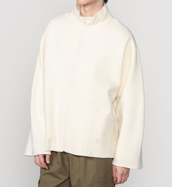 ORCIVAL「ORCIVAL | ウールジャージー スタンドジップカーディガン MEN」|ニット・セーター|