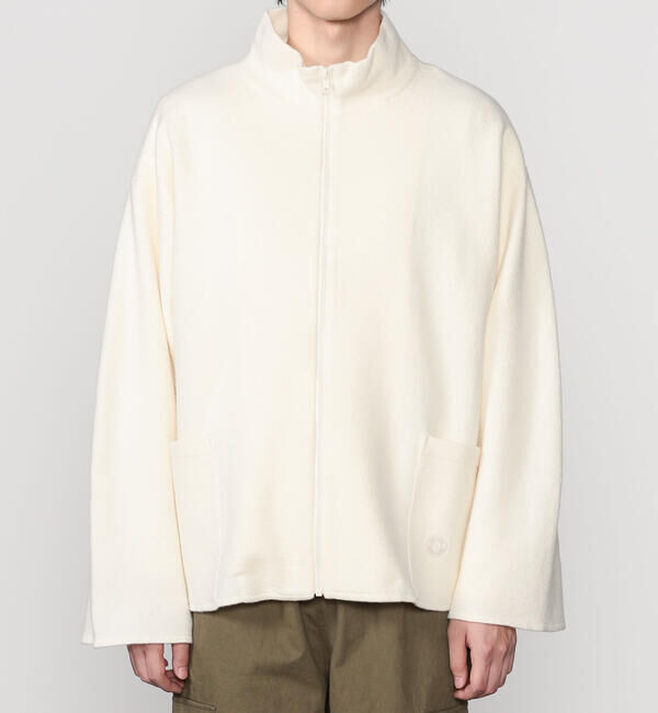 ORCIVAL「ORCIVAL | ウールジャージー スタンドジップカーディガン MEN」|ニット・セーター|