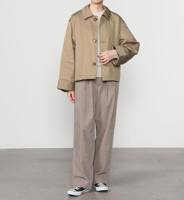 GYMPHLEX「Gymphlex | ツイル ショートコート WOMEN」|ダウン|