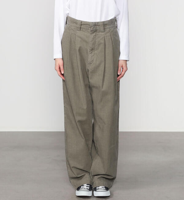  「THE SHINZONE | 〈別注〉TOMBOY PANTS CORDUROY WOMEN」|チノ|
