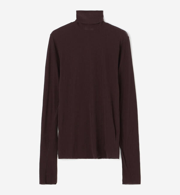 UNFIL「UNFIL | コットンシアージャージー ハイネック長袖Tシャツ WOMEN」|Tシャツ・カットソー|