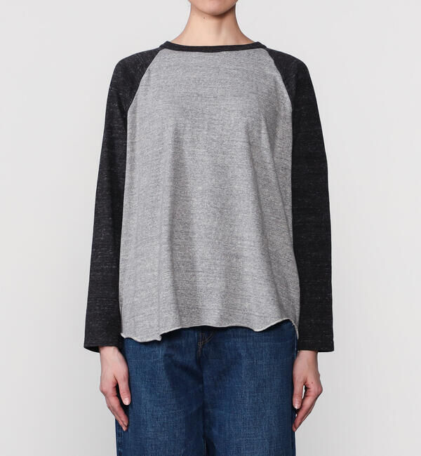  「FilMelange | 〈別注〉ベースボール 長袖Tシャツ WOMEN」|Tシャツ・カットソー|