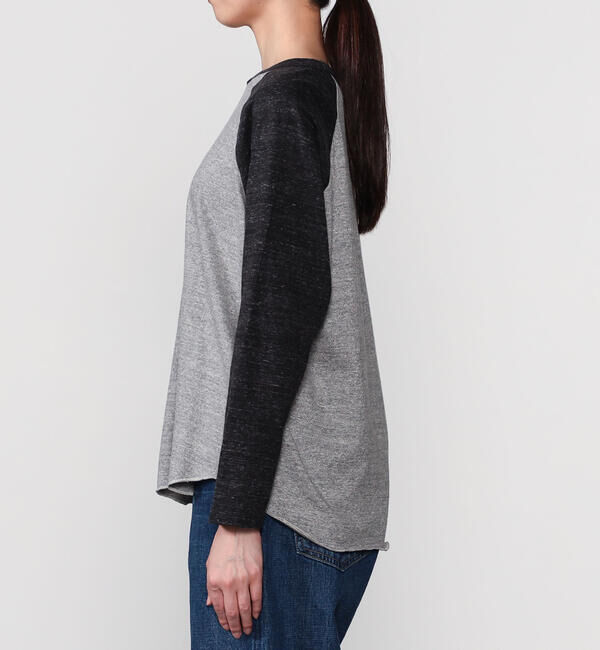  「FilMelange | 〈別注〉ベースボール 長袖Tシャツ WOMEN」|Tシャツ・カットソー|