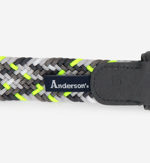  「Anderson's |〈別注〉ラバー メッシュベルト」|ベルト|
