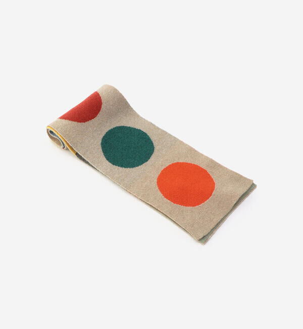  「Jo Gordon | ウール マルチカラードット マフラー UNISEX」|マフラー|