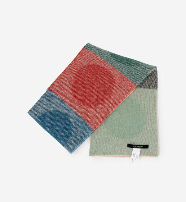  「Jo Gordon | ウール マルチカラードット マフラー UNISEX」|マフラー|