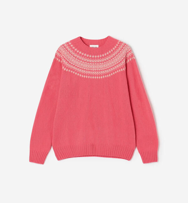 Morris & Sons「MORRIS & SONS | ジーロンラム ノルディックセーター WOMEN」|ニット・セーター|