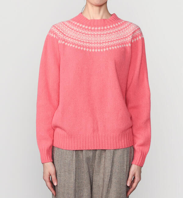 Morris & Sons「MORRIS & SONS | ジーロンラム ノルディックセーター WOMEN」|ニット・セーター|