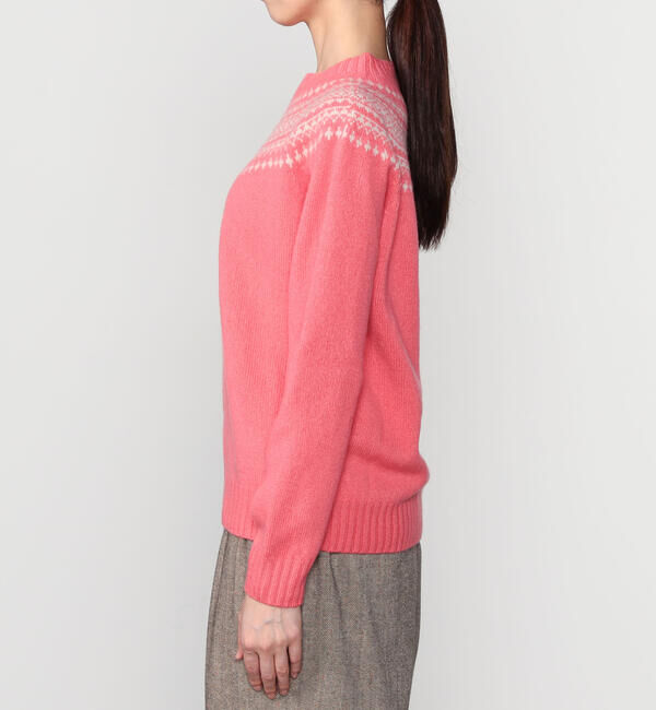 Morris & Sons「MORRIS & SONS | ジーロンラム ノルディックセーター WOMEN」|ニット・セーター|