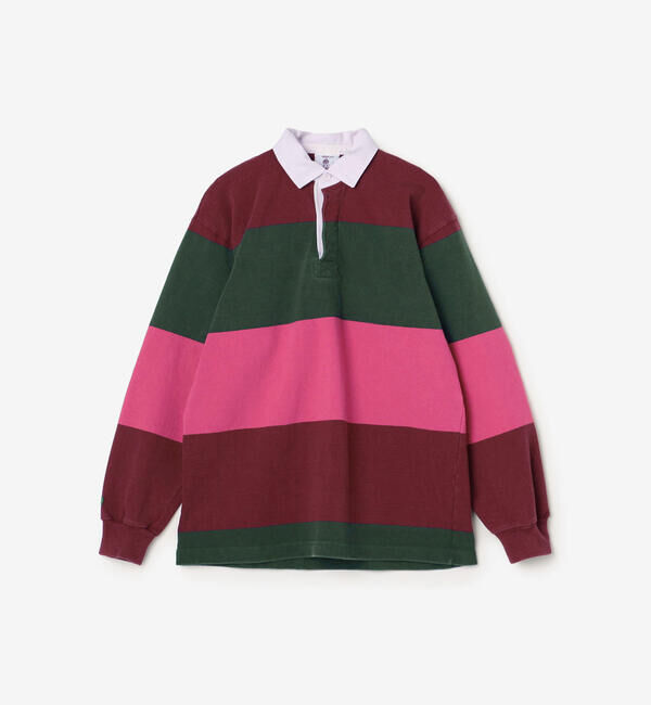  「BARBARIAN | 〈別注〉コットン フェードラグビーシャツ MEN」|Tシャツ・カットソー|