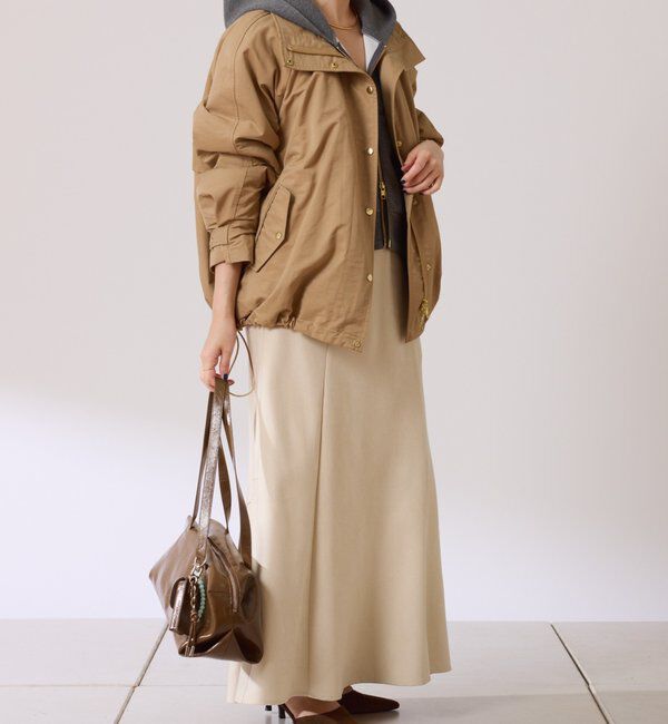  「ライナー付きスタンドネックブルゾン」|キュロット|