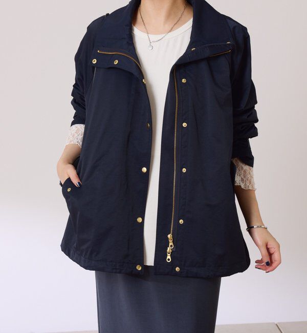  「ライナー付きスタンドネックブルゾン」|キュロット|